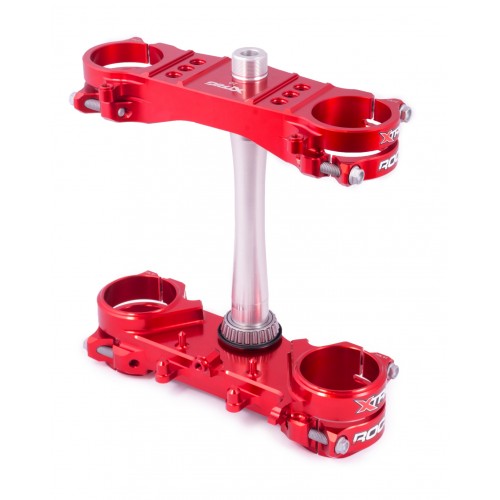 MESA DE DIREÇÃO XTRIG ROCS TECH P/ HONDA CRF250 18/19; CRF450 17/19 - OFFSET 22 RED